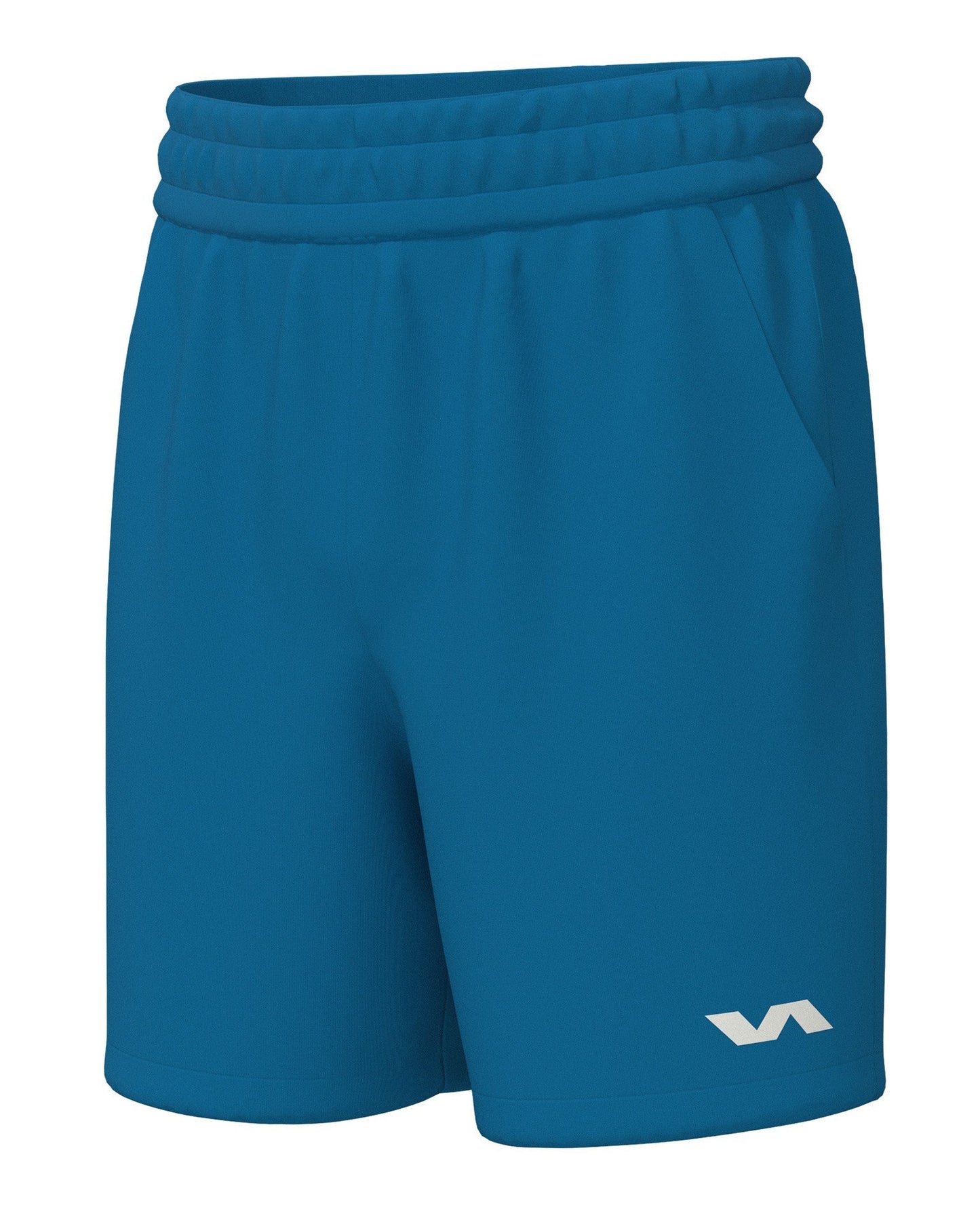 Varlion Basic Jon Padel Shorts, Blue, front three-quarter product view