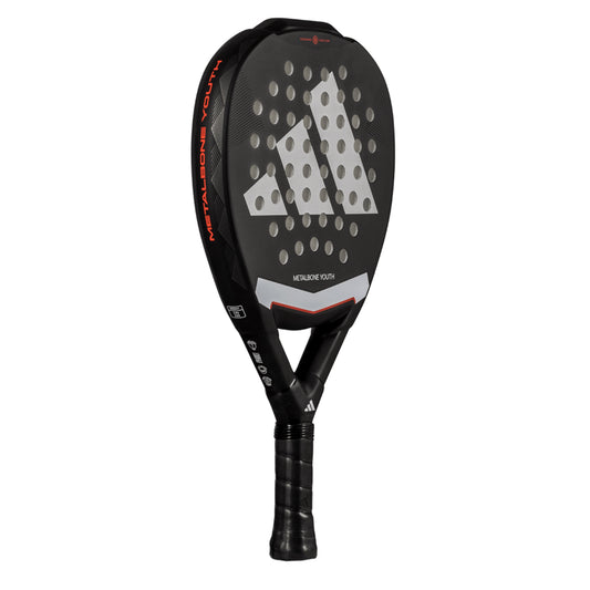 Adidas Metalbone Youth 3.4 Padel racket, left three-quarter view showing frame and face