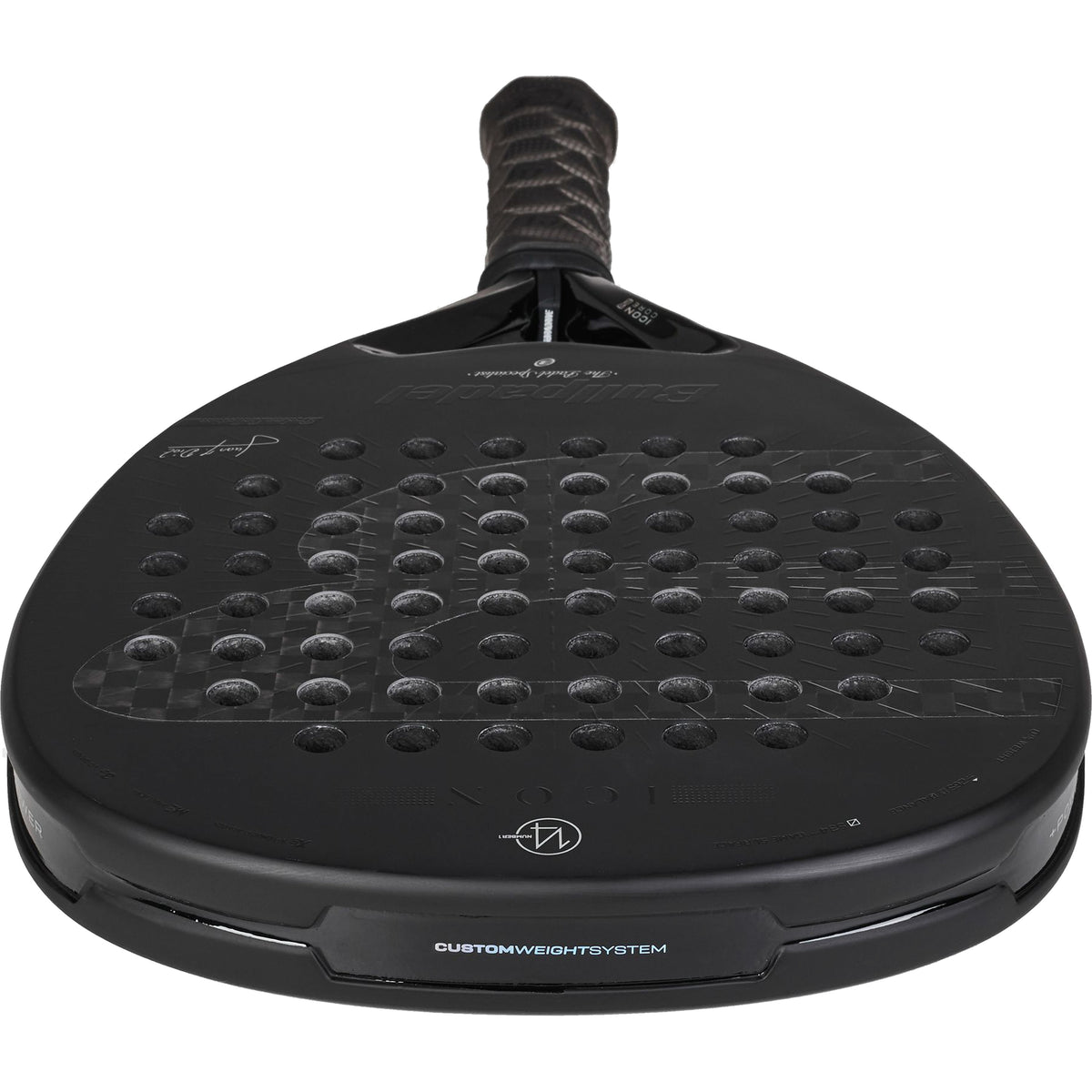 Bullpadel Icon 2027 Padel Racket - Top-Down Head Detail