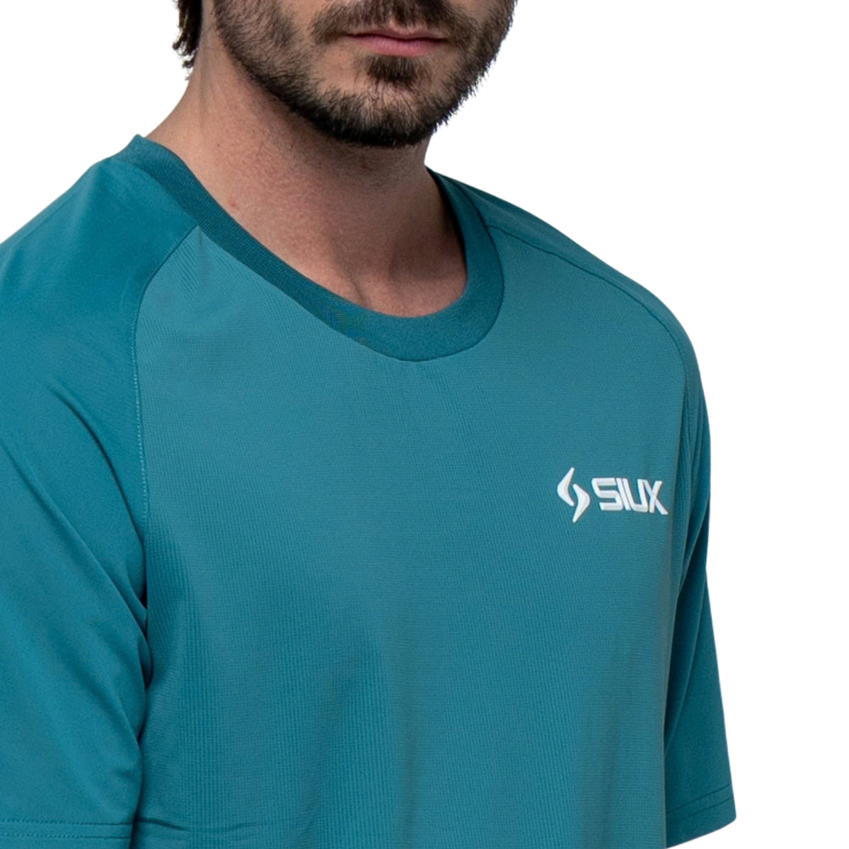Siux Match 26 Padel T-Shirt, round neckline and white chest logo detail