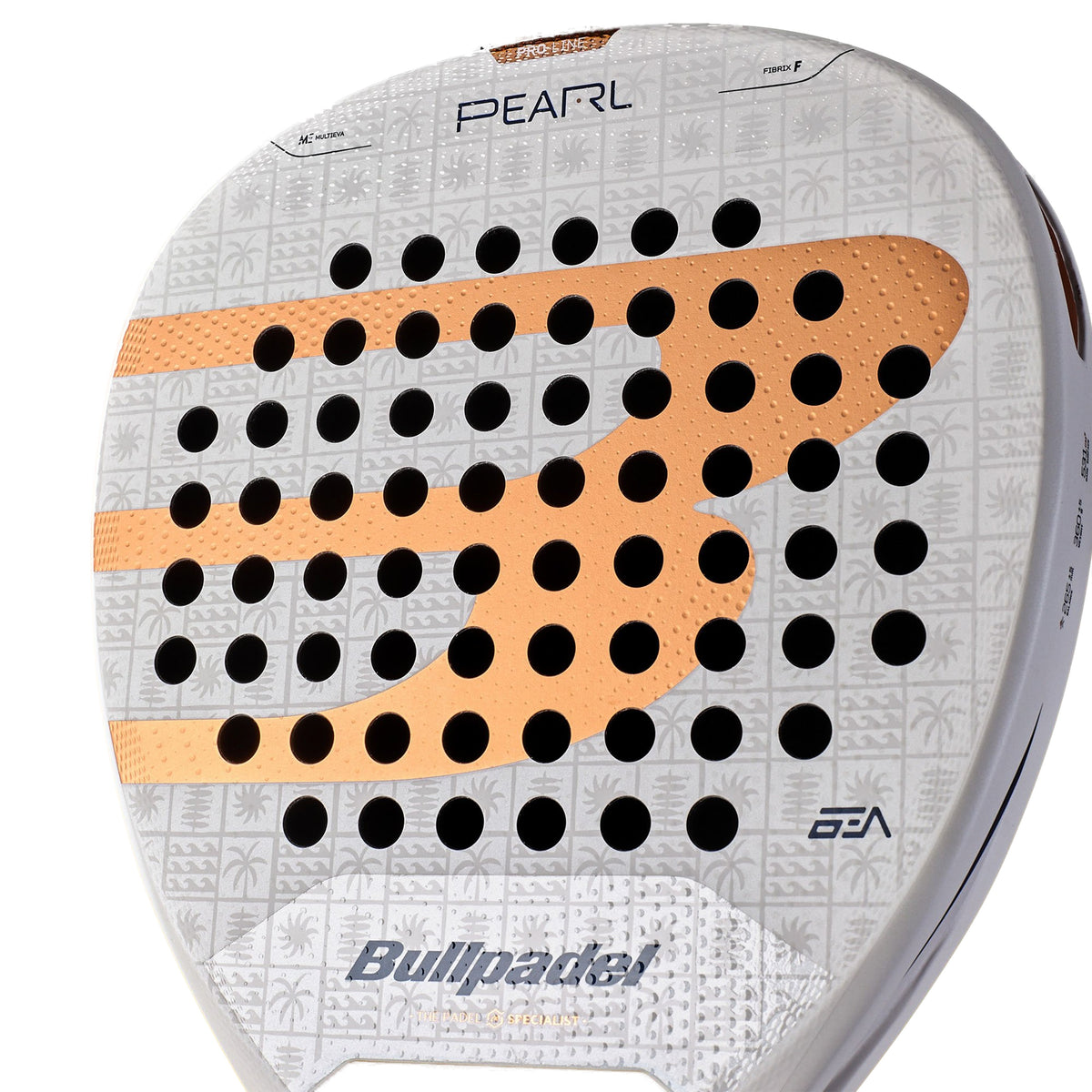 Bullpadel Pearl 2027 Padel Racket - Textured Hitting Surface Detail