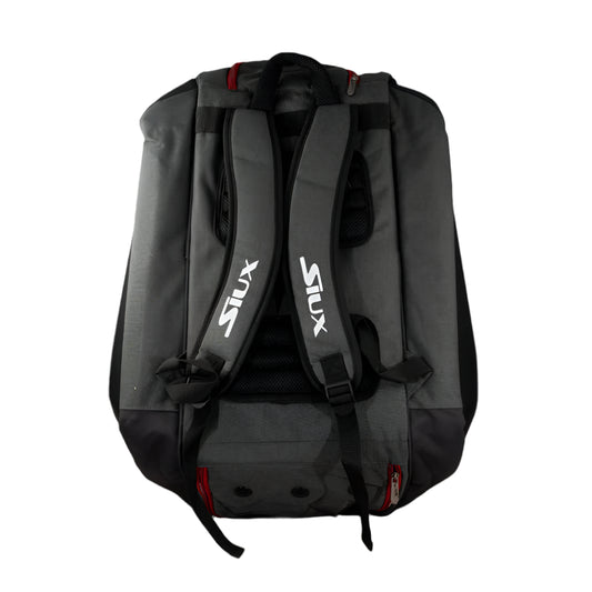 Siux Pro Tour Racket Bag - Black - Straps