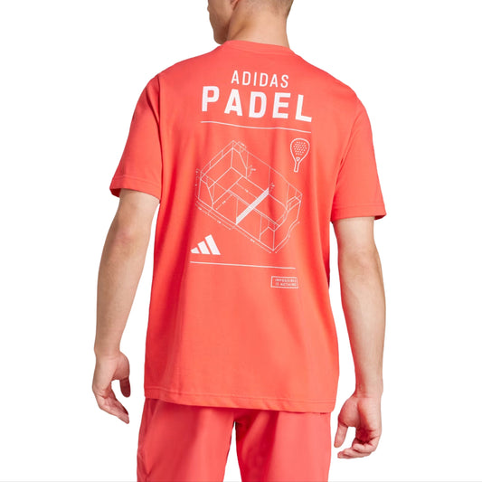 Adidas Padel Category Graphic Tee - Back