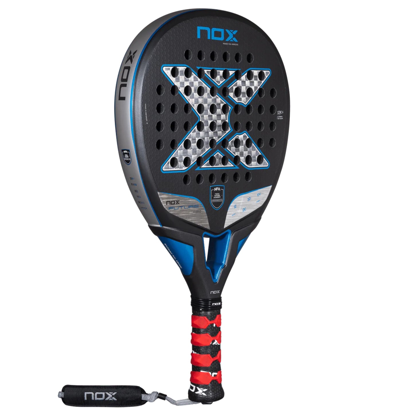 NOX Future Series Hybrid 12K Alum Padel Racket - Right CG