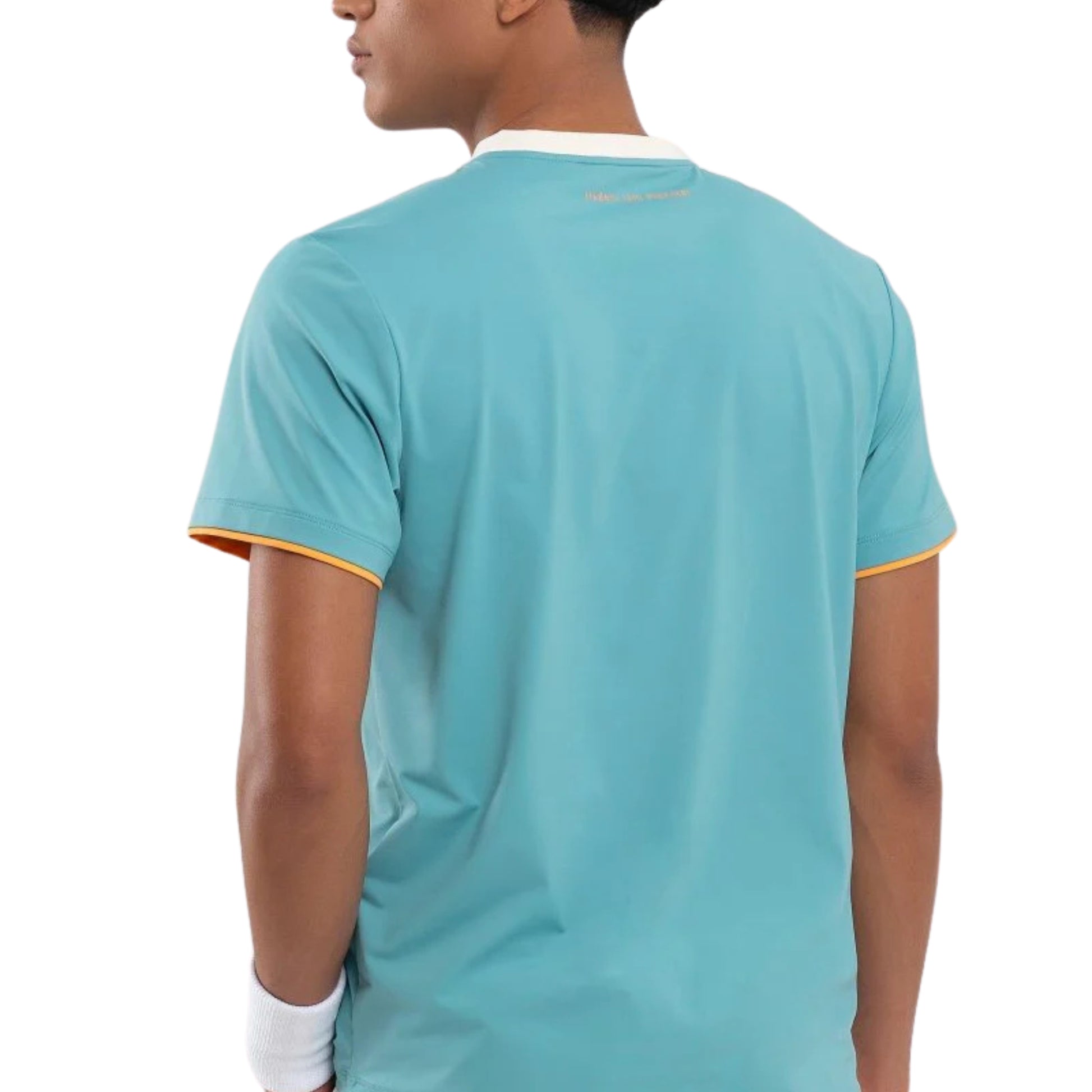 NOX Men's PRO Turquoise Polo Shirt - Back