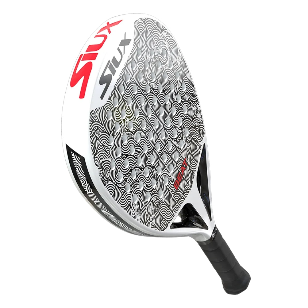 Siux Beat Hybrid Padel Racket - White - Left