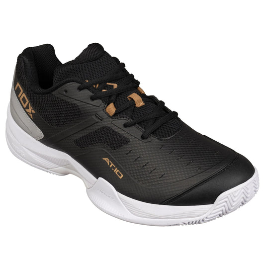 NOX AT10 Pro Padel Shoes - Black - Front
