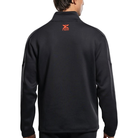 NOX Men's Team Jacket - Black - model back