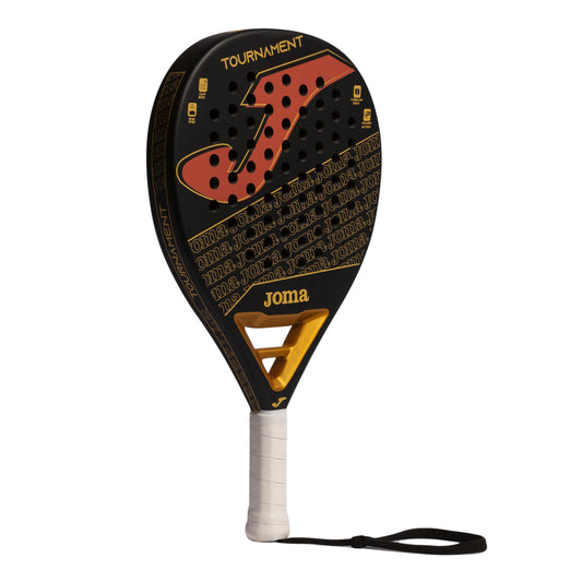 Joma Tournament Padel Racket - Black/Gold - Right