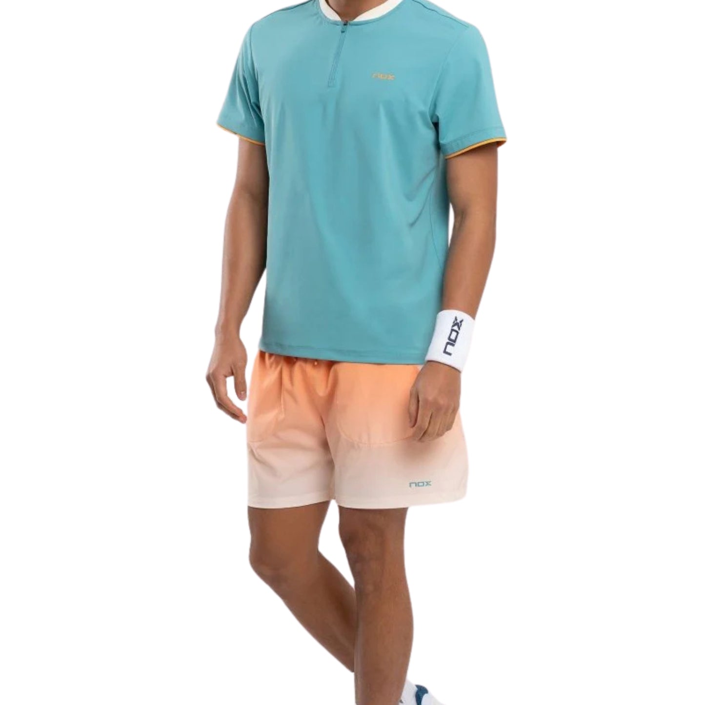 NOX Men's PRO Turquoise Polo Shirt - Full