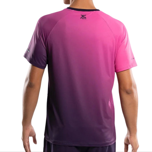Nox Men's Pro Blackberry/Rose T-Shirt - Back