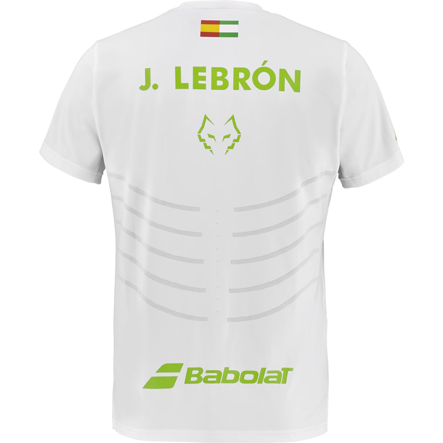 Babolat Crew Neck Tee Lebron Replica - White - Back