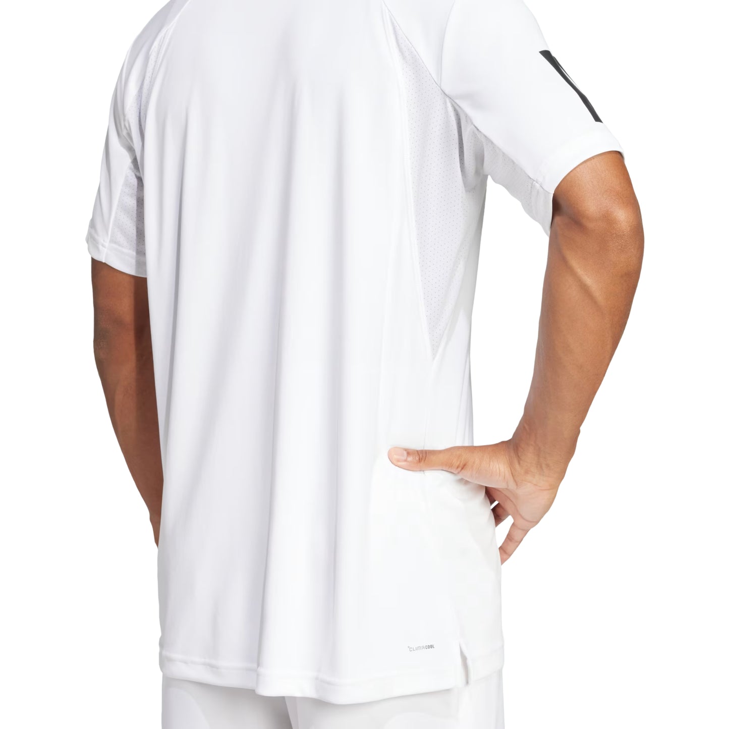 Adidas Club 3-Stripes Climacool Tee - White - Shirt back