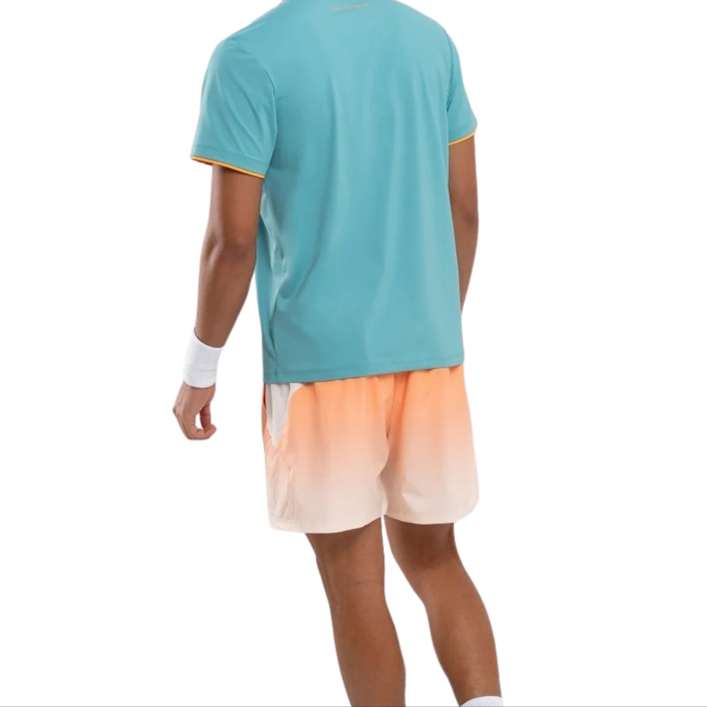 NOX Men's PRO Turquoise Polo Shirt - Full back