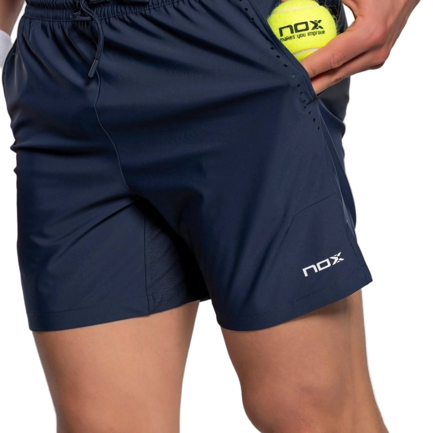 NOX Team Fit Shorts Men - Navy Blue 2026 - Fit Detail
