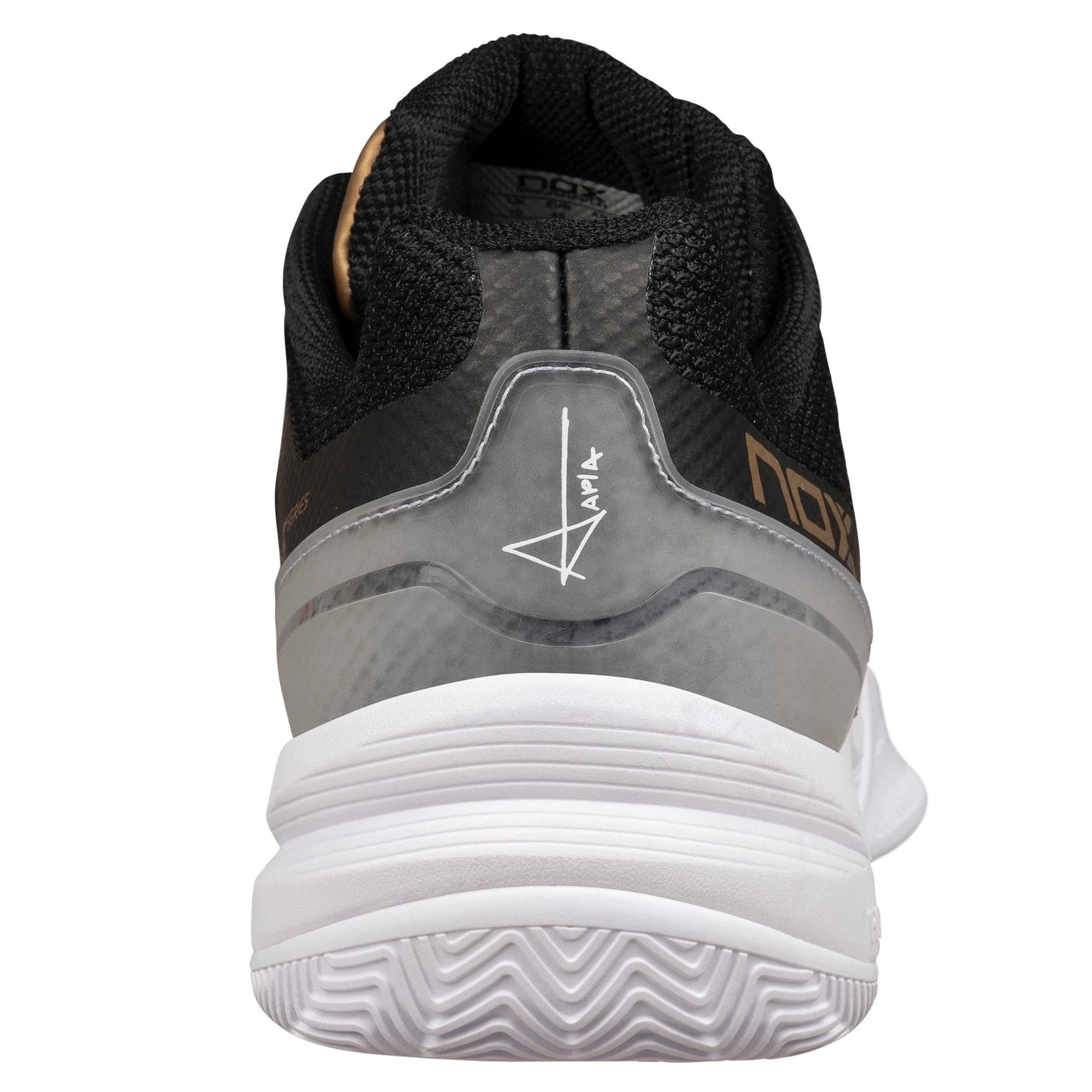 NOX AT10 Pro Padel Shoes - Black - Heel
