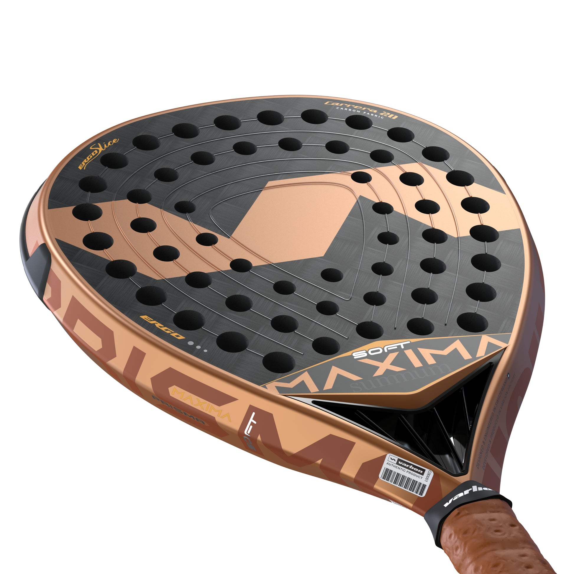 Varlion Maxima Prisma Carbon Soft Padel Racket - Face