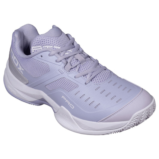 NOX AT10 Pro - Purple/White Padel Shoes - Medial