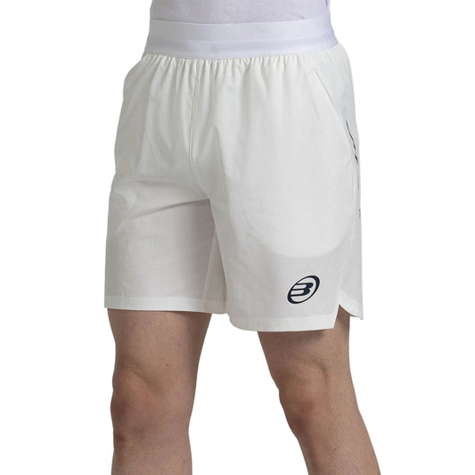 Bullpadel Moncada Padel Shorts Men - Bone White - Three-Quarter View