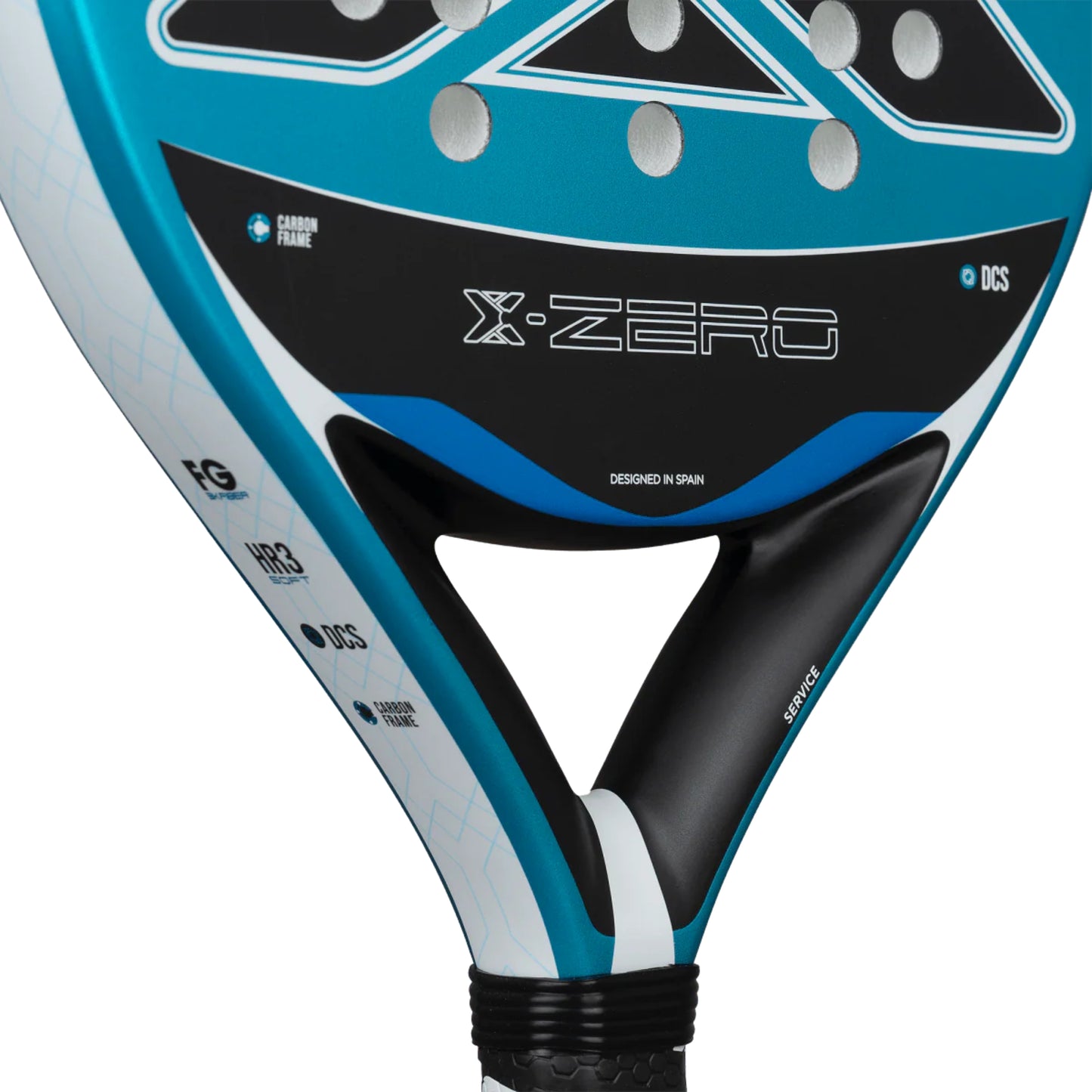 NOX X-Zero Blue Padel Racket - Heart