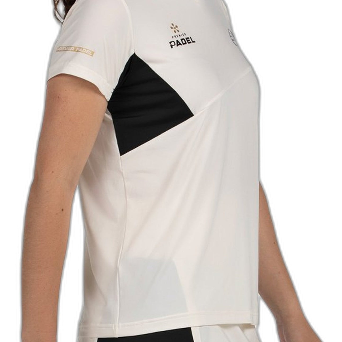 Bullpadel Pampan T-Shirt Women - Ecru - Angled