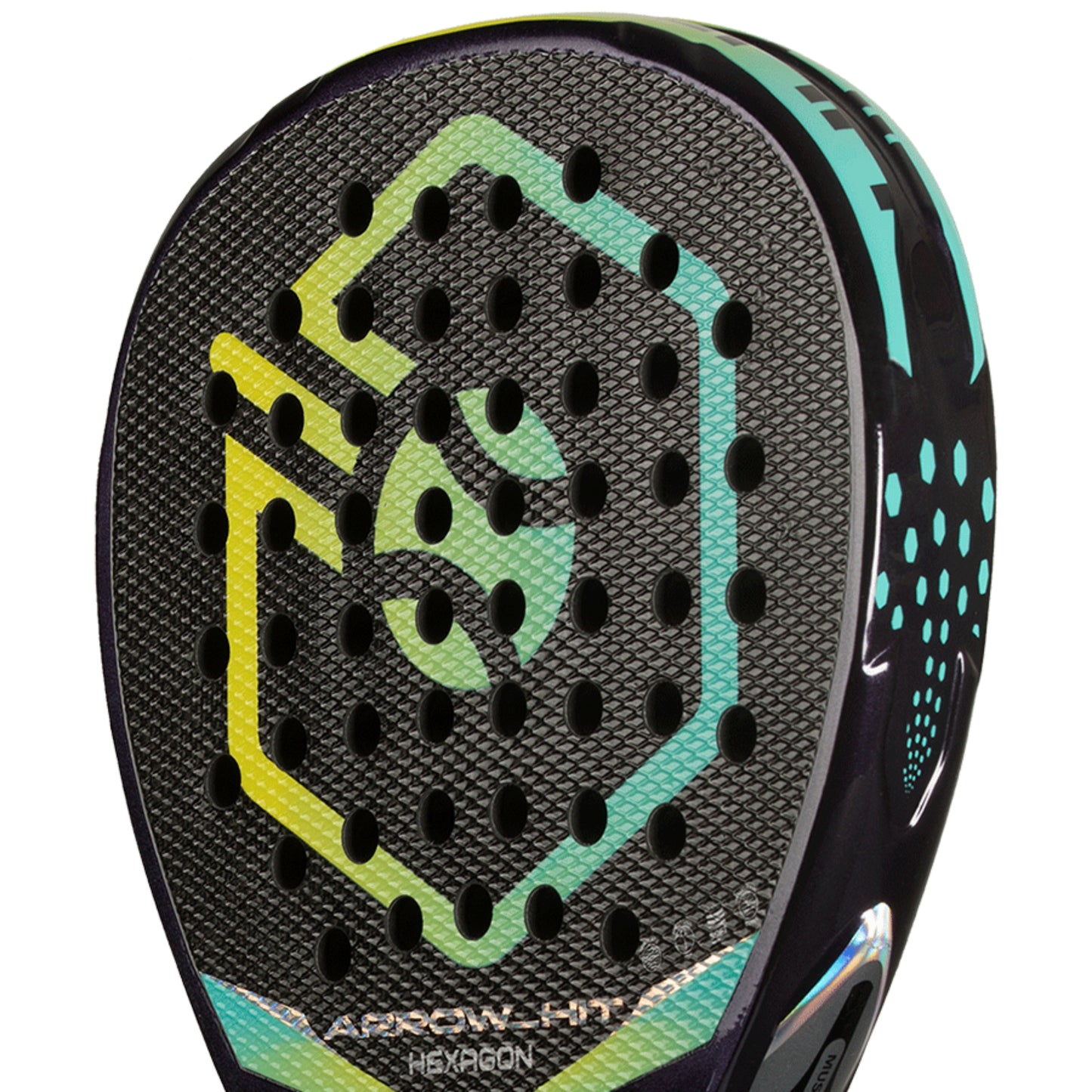 Adidas Arrow HIT Carbon Hexagon Cup Padel Racket - Zoom