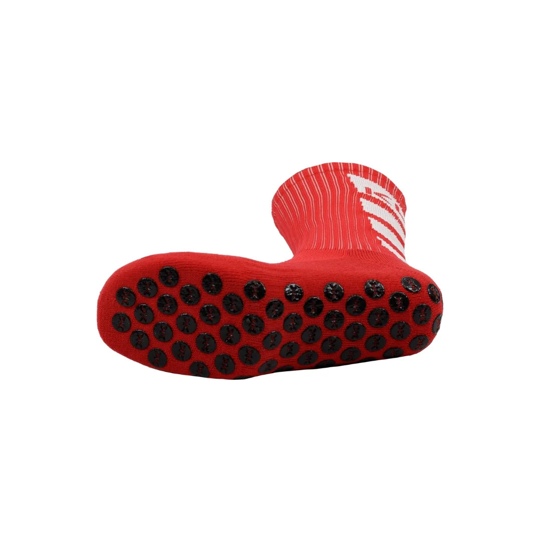 Kupe Active Grip Socks Red_ Bottom