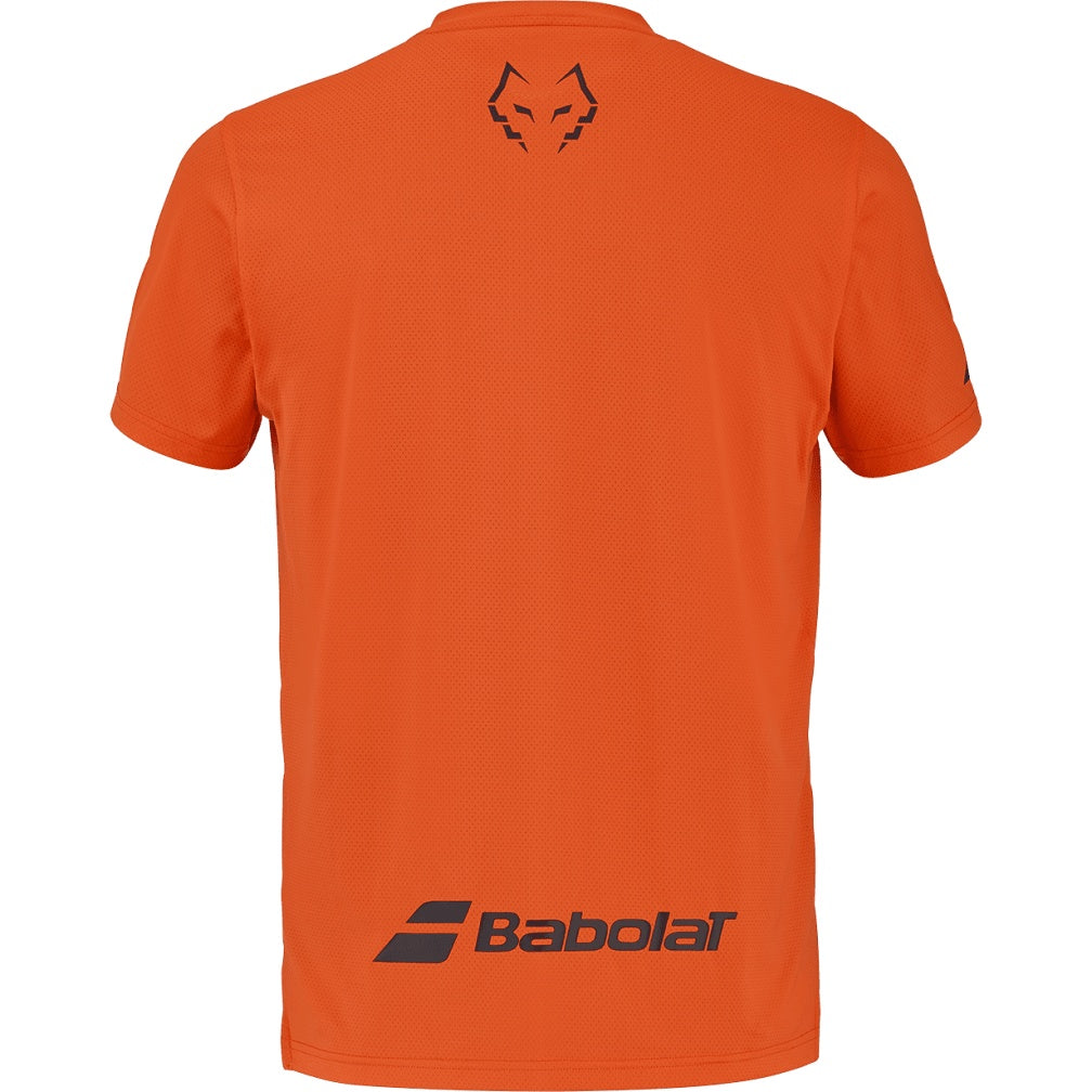 Babolat Crew Neck Tee Lebron Men Orange - Back