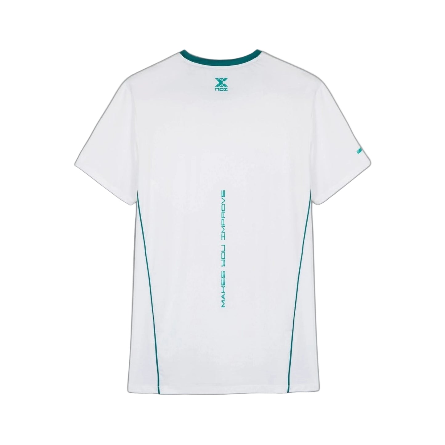NOX Men's Pro T-Shirt - White/Ivy Green - back