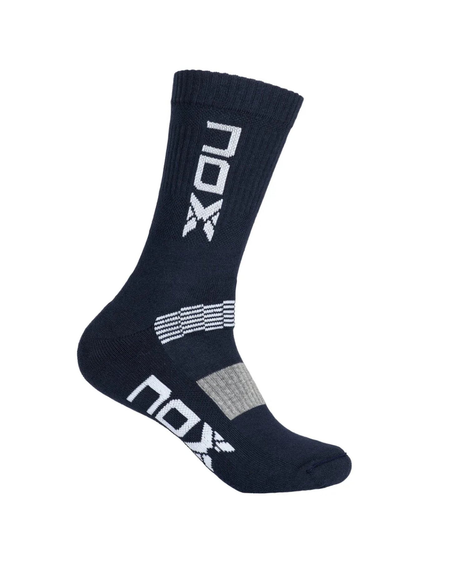 NOX Technical Crew Socks - Blue/White - Front