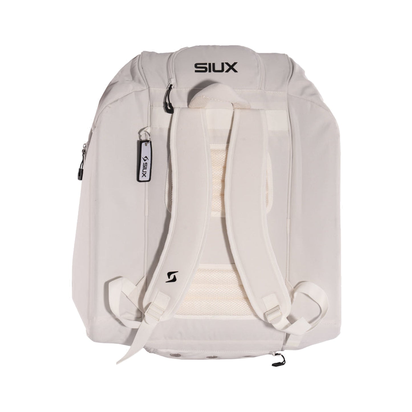 Siux Tour 2026 Padel Racket Bag - White - Backpack Straps