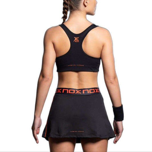 NOX Team Sports Bra Women - Black - Back Model