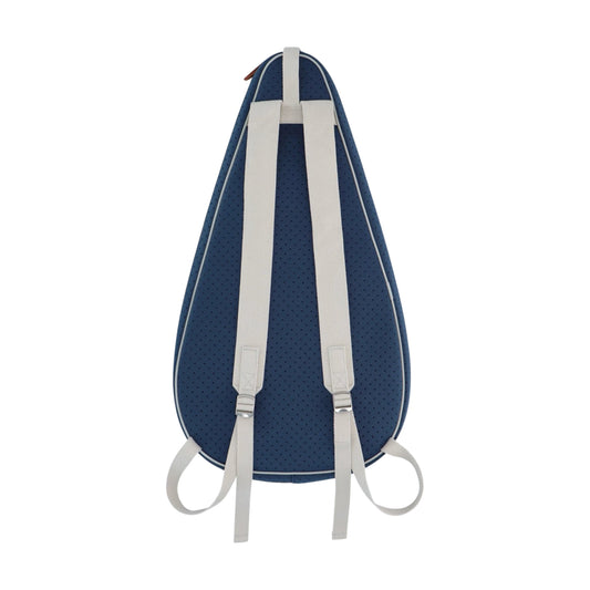 Osaka Neoprene Padel Sleeve - Navy - rear view and straps