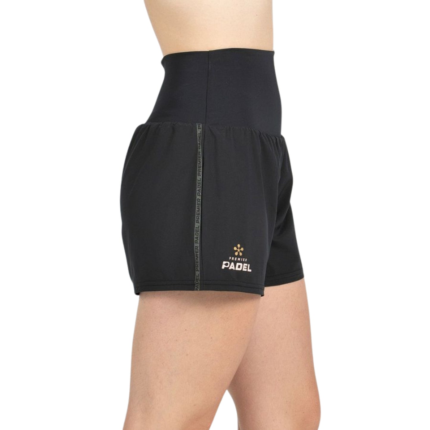 Bullpadel Pitan Padel Shorts Women - Black - Angled
