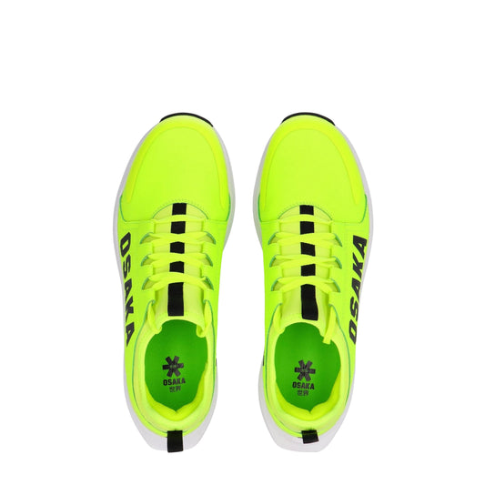 Osaka Furo Padel shoes, top view of pair showing laces and bootie openings