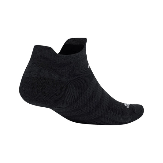 Adidas Tennis Low Socks IA7540 Black/Grey - complete black and grey low sock inner three-quarter view