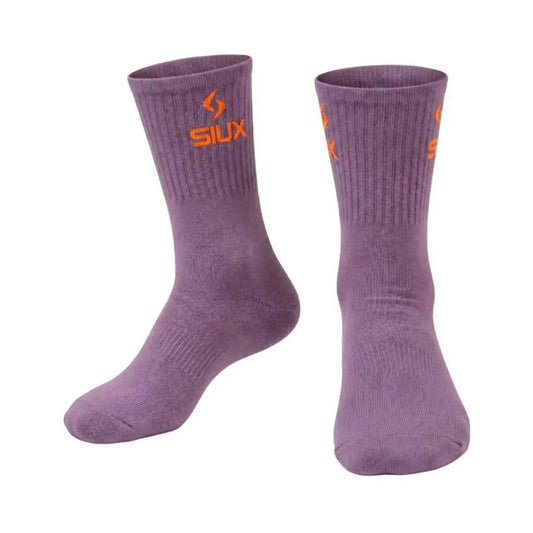 Siux Groove 26 High Socks 2-Pack - Green/Purple - Complete purple pair
