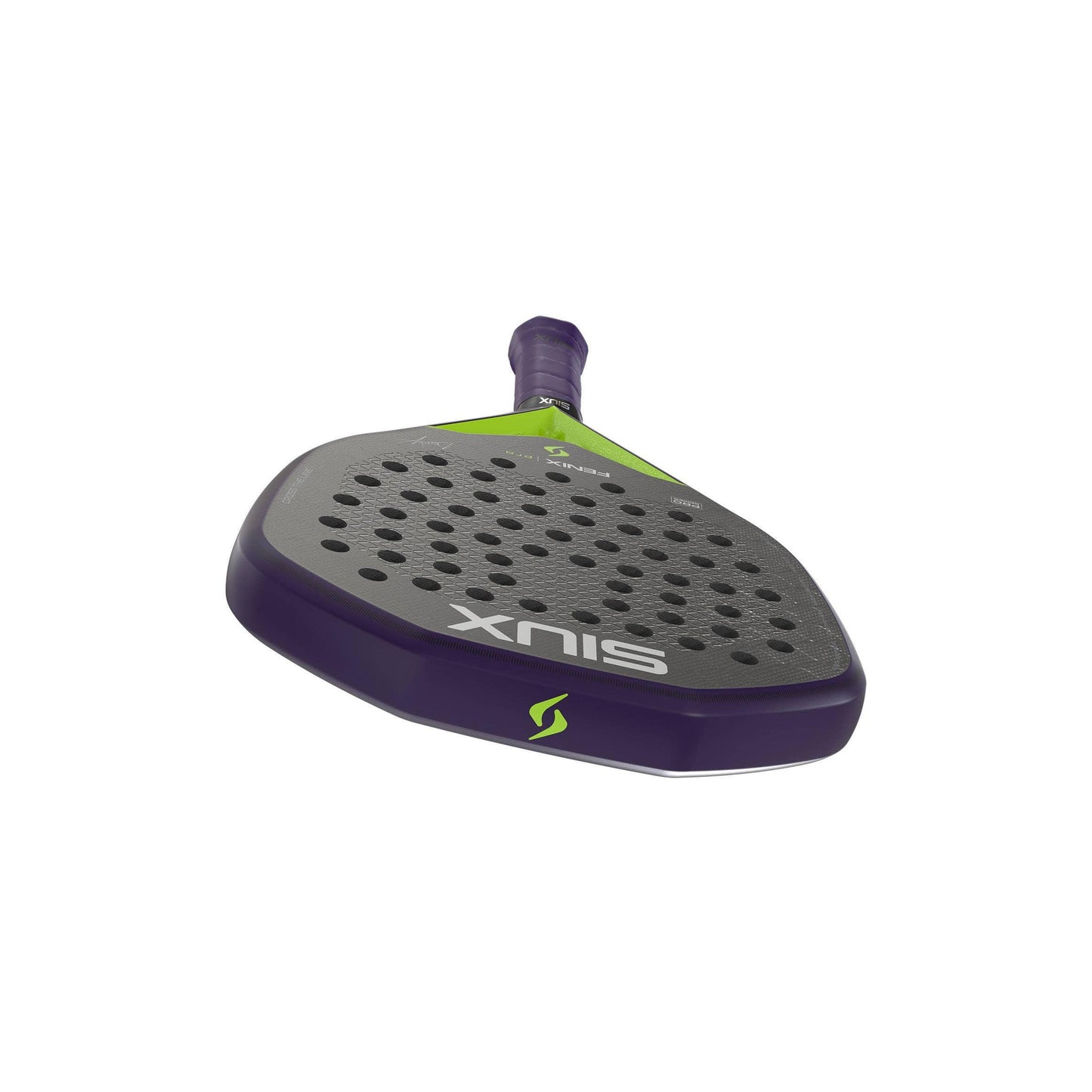 Siux Fenix Pro 2026 Glow Purple Padel Racket - Top View