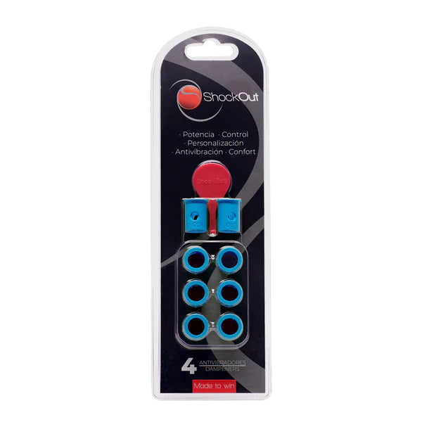 Shockout Padel Racket Dampeners - Blue