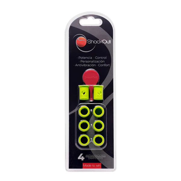 ShockOut Padel Racket Dampeners - Yellow