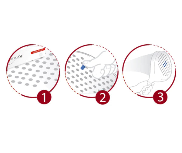 ShockOut Padel Racket Dampeners - Blue