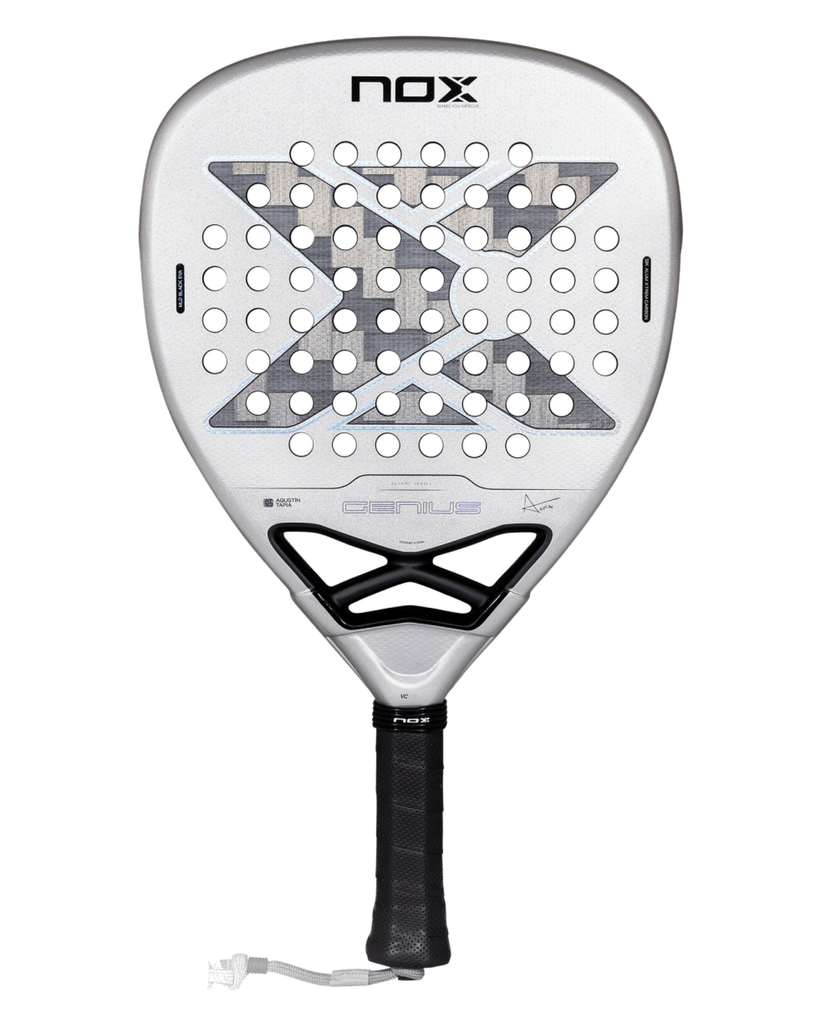 NOX Genius Attack 12K Alum XTREM 2027 Padel racket, front face