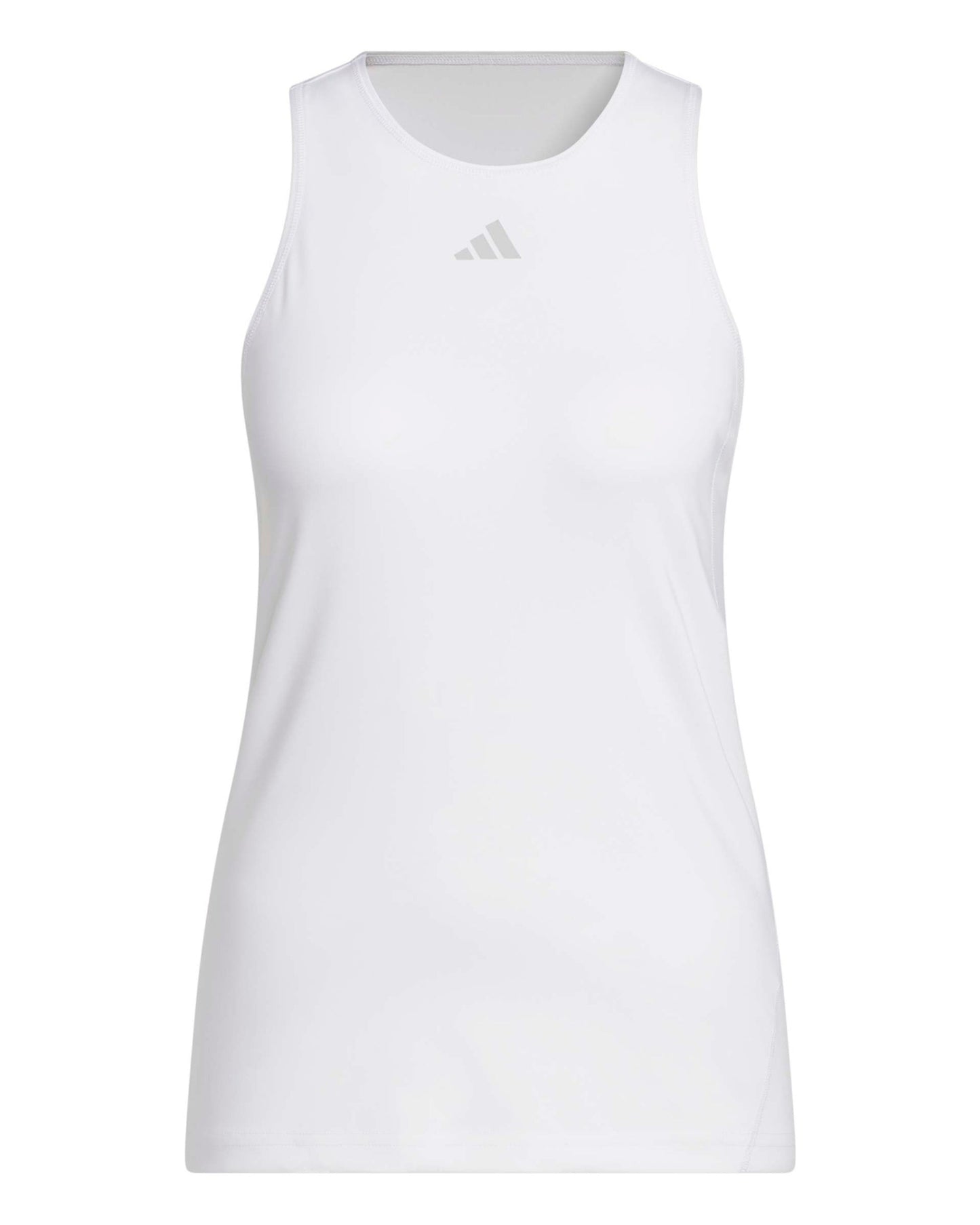 Adidas Club Tennis Climacool tank top, white, front view, slim fit
