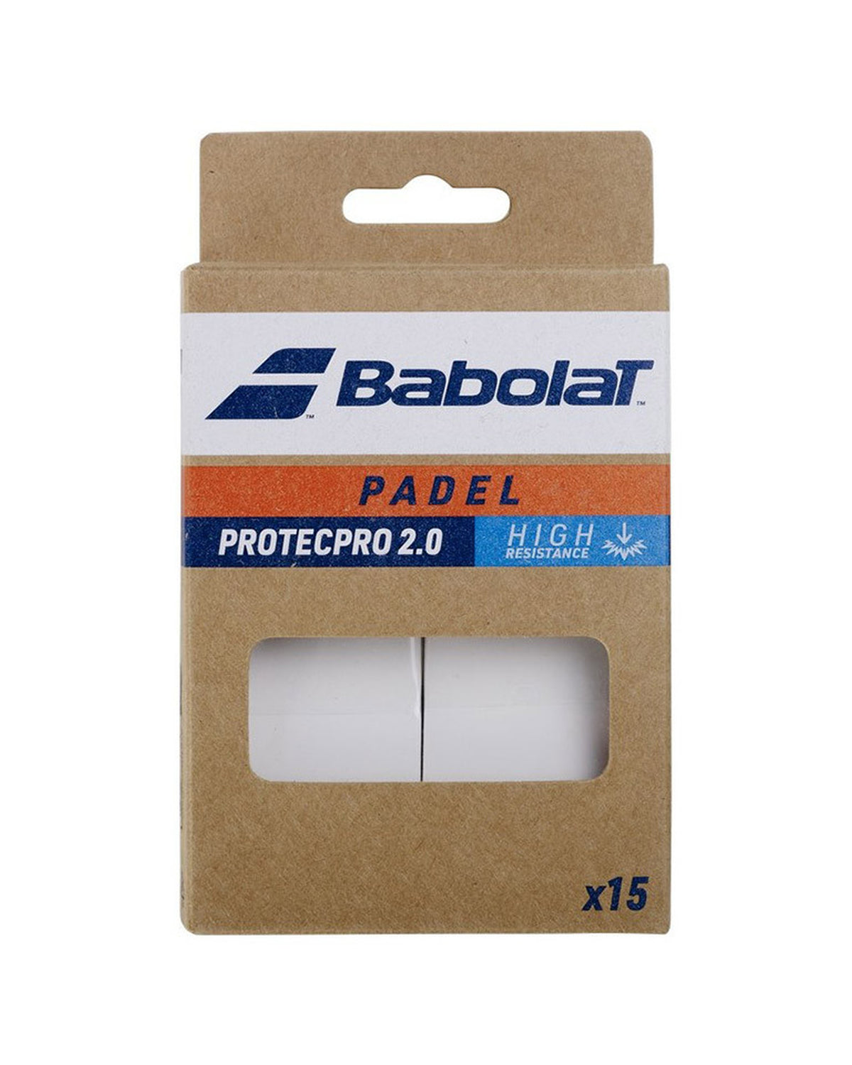 Babolat ProtecPro 2.0 x15 transparent frame protector retail pack front