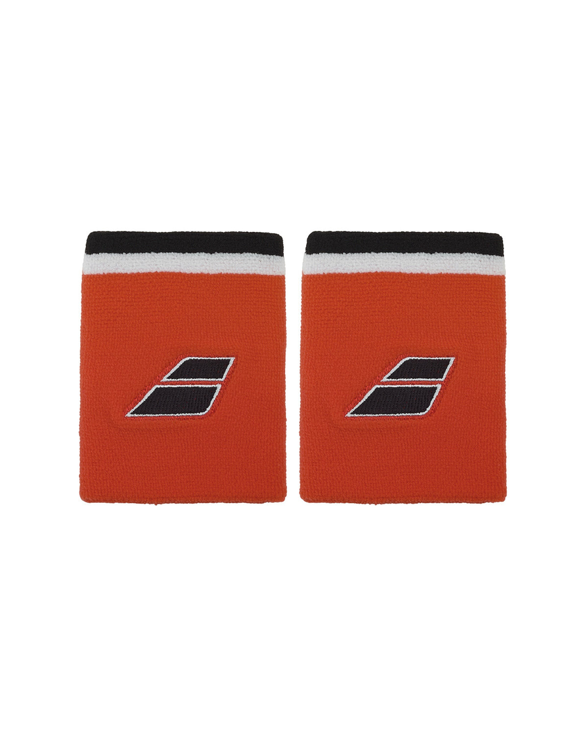 Babolat Terry Jumbo Wristband Pair - Cherry Tomato - Front pair