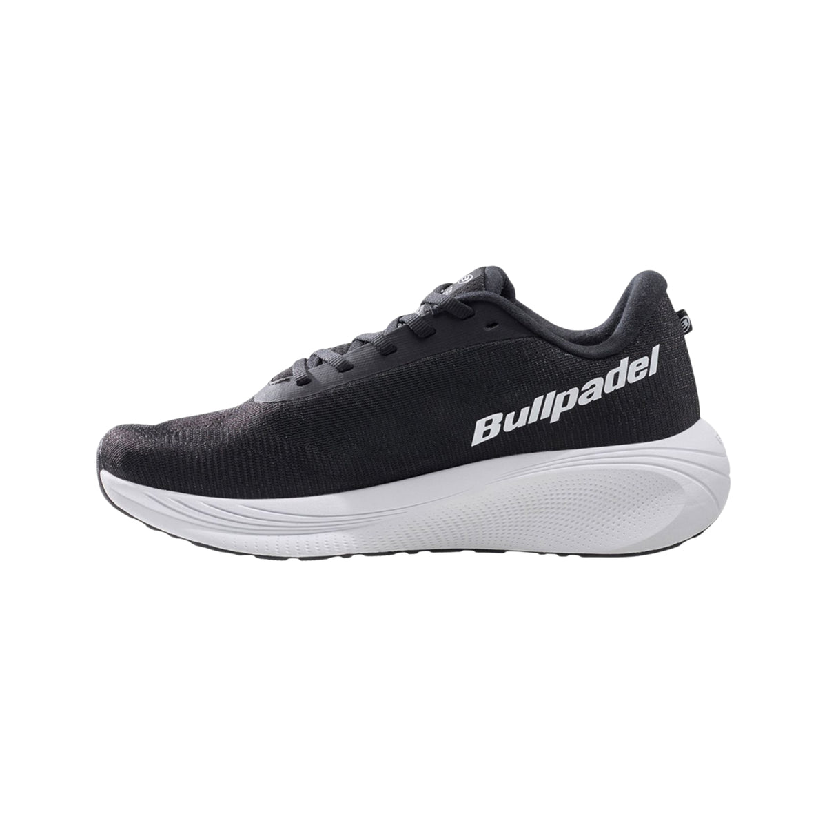 Bullpadel Move Pro 26V Padel shoes in black, lateral side profile