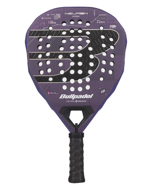 Bullpadel Neuron 02 Edge 2027 Padel Racket - Purple front face full view