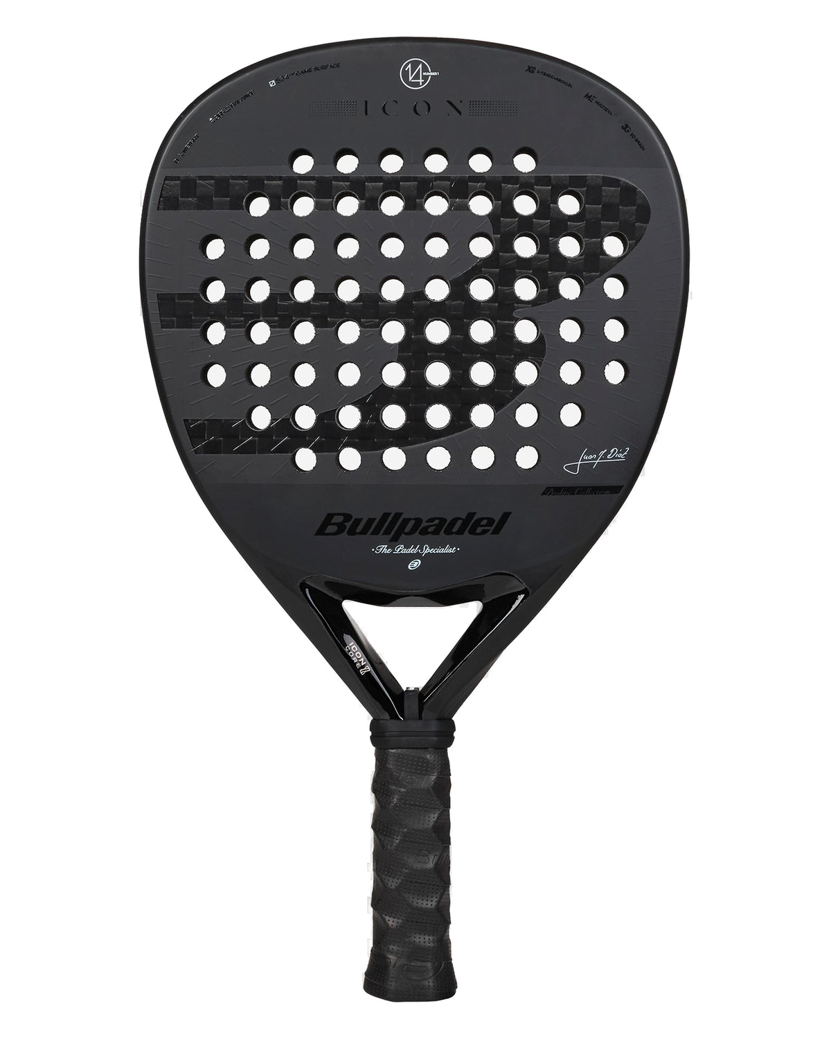 Bullpadel Icon 2027 Padel Racket - Front Face