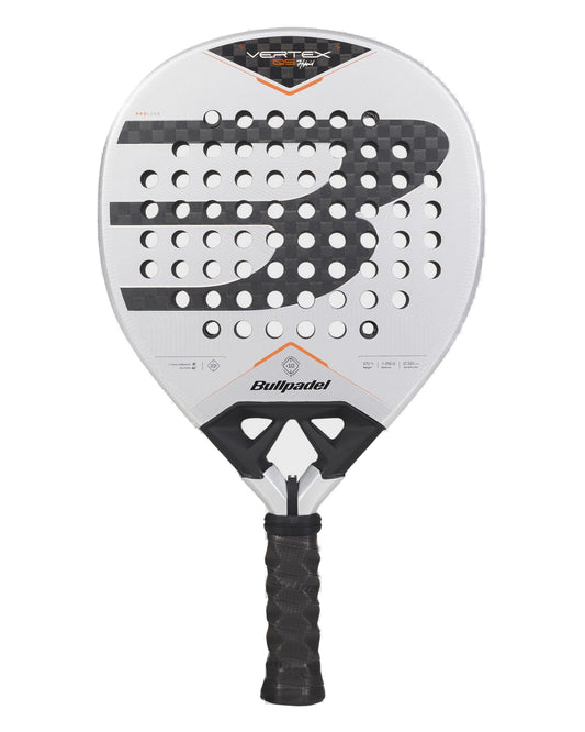 Bullpadel Vertex 05 Hybrid 2027 Padel racket, front hitting face, hybrid head shape