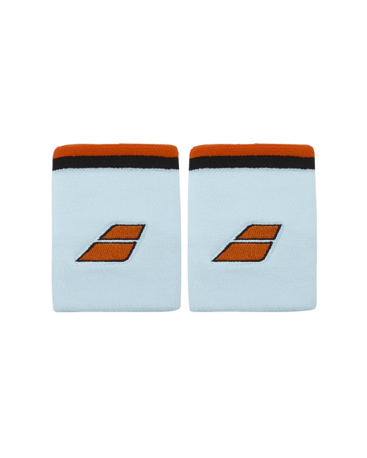 Babolat Terry Jumbo Wristband Pair - Illusion Blue - Front pair